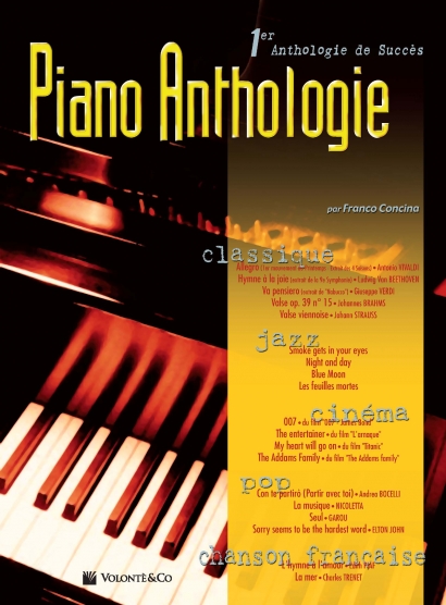 Couverture de Piano Anthologie, de Franco Concina