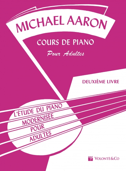 Cubierta de Cours de Piano pour Adultes Vol. 2 , de Michael Aaron