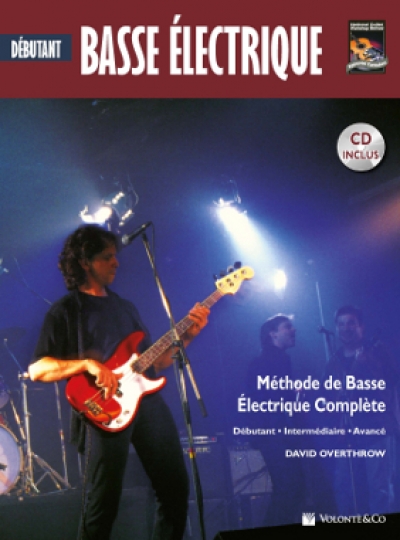 Couverture du Basse Électrique Débutant , de Daid Overthrow 