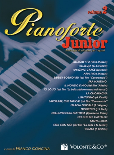 Cubierta de Pianoforte Junior Vol.2, de Franco Concina
