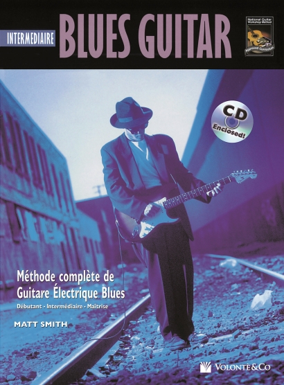 Cubierta de Blues Guitar Intermediare, de Matt Smith