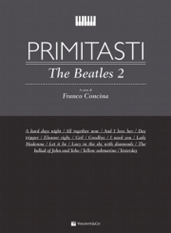 Cubierta de Primi Tasti The Beatles Vol. 2, de Franco Concina