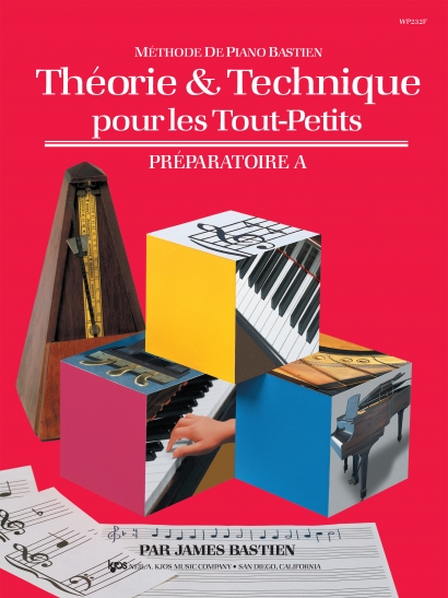 Méthode de Piano Bastien - Théorie &amp; Technique - Pour les Tout - Petits Preparatoire A