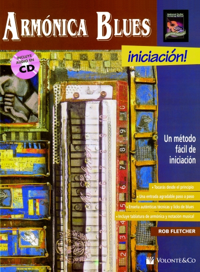 Cubierta de Armónica Blues, de Rob Fletcher