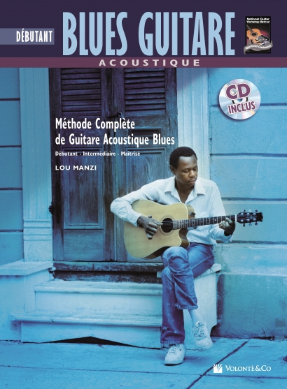 Cubierta de Blues Guitare Acoustique - Débutant, de Lou Manzi