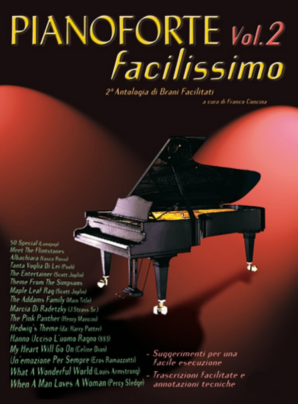 Cubierta de Pianoforte Facilissimo Vol.2, de Franco Concina