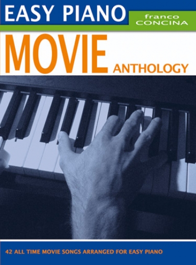 Cubierta de Easy Piano Movie Anthology, de Franco Concina