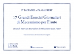 17 Grandi Esercizi Giornalieri di Meccanismo per Flauto