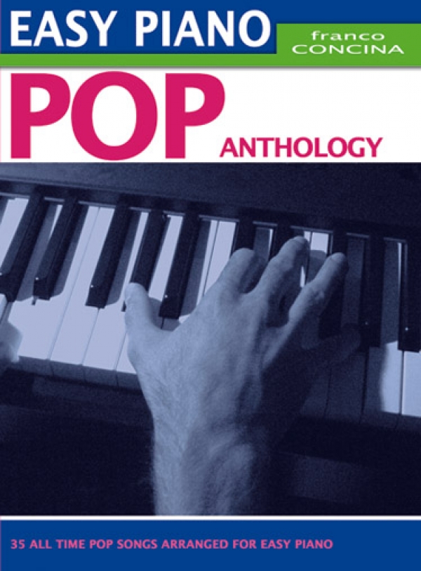 Cubierta de Easy Piano Pop Anthology, de Franco Concina