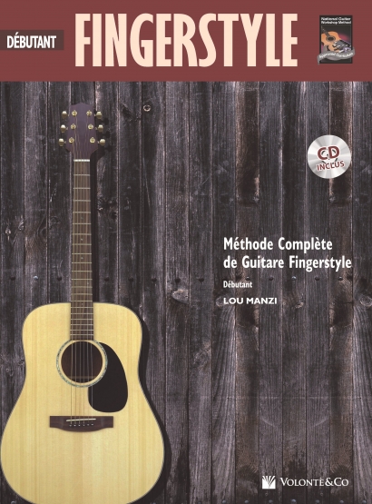 Cubierta de Fingerstyle Débutant, de Lou Manzi