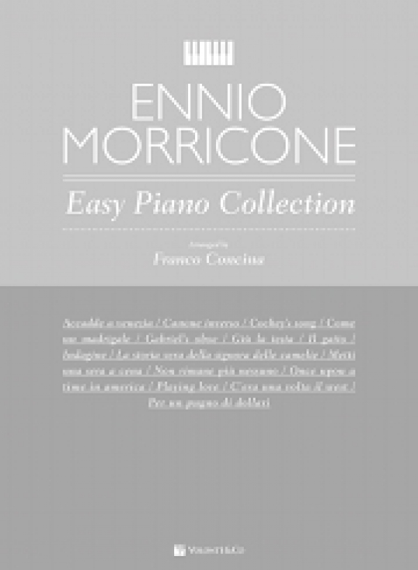 Cubierta de Primi Tasti Ennio Morricone – easy Piano Collection, de Franco Concina
