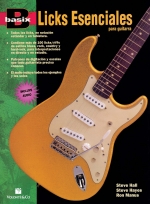 Cubierta de Licks esenciales para guitarra - Basix, de Steve Hall, Steve Hayes, Ron Manus